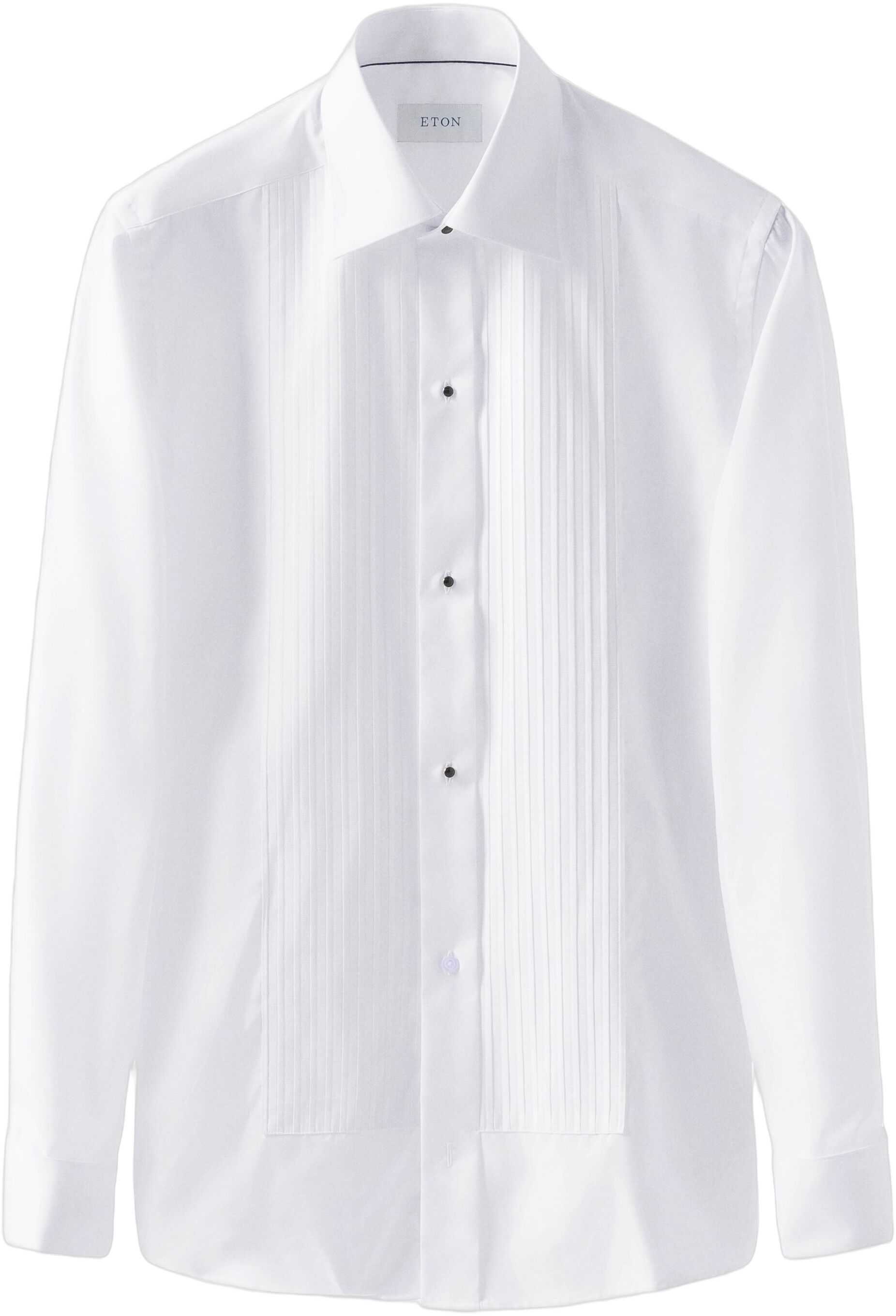 Pliss&eacute; black tie shirt - Slim Fit