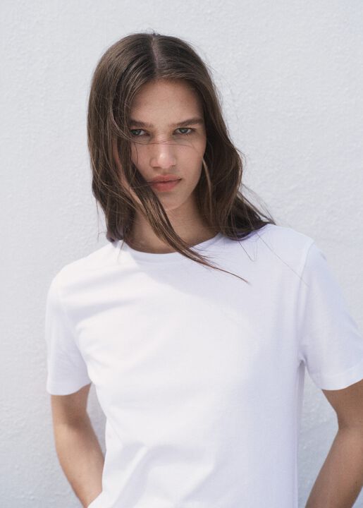 Cotton short-sleeved t-shirt