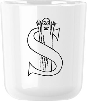Moomin ABC mugg - S 0.2 l. Moomin white