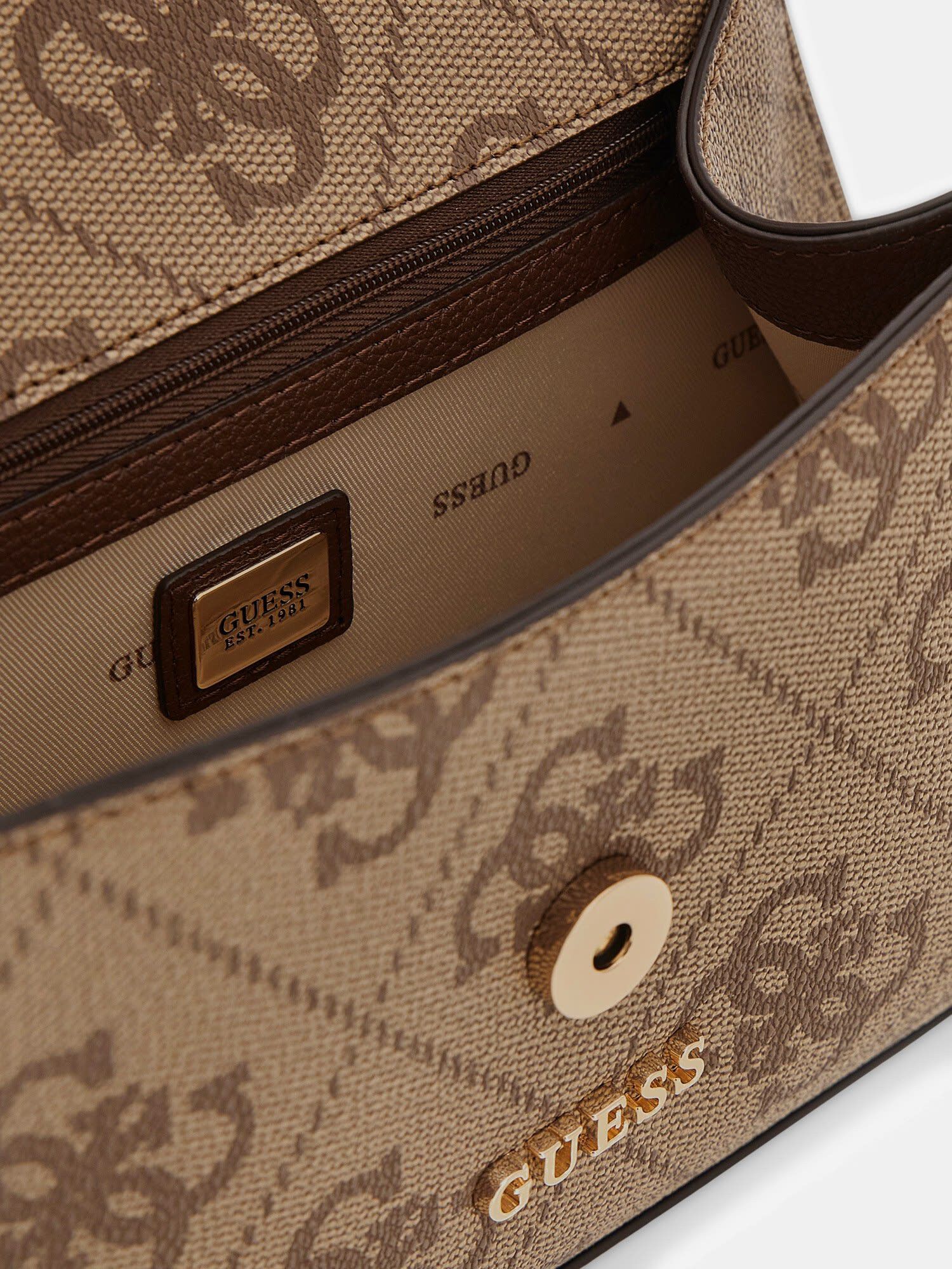 KARNILLA LOGO FLAP SHLDR BAG