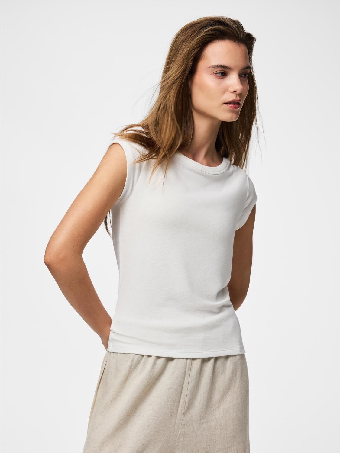 Pcsof C/S Boatneck Top Jrs Dm