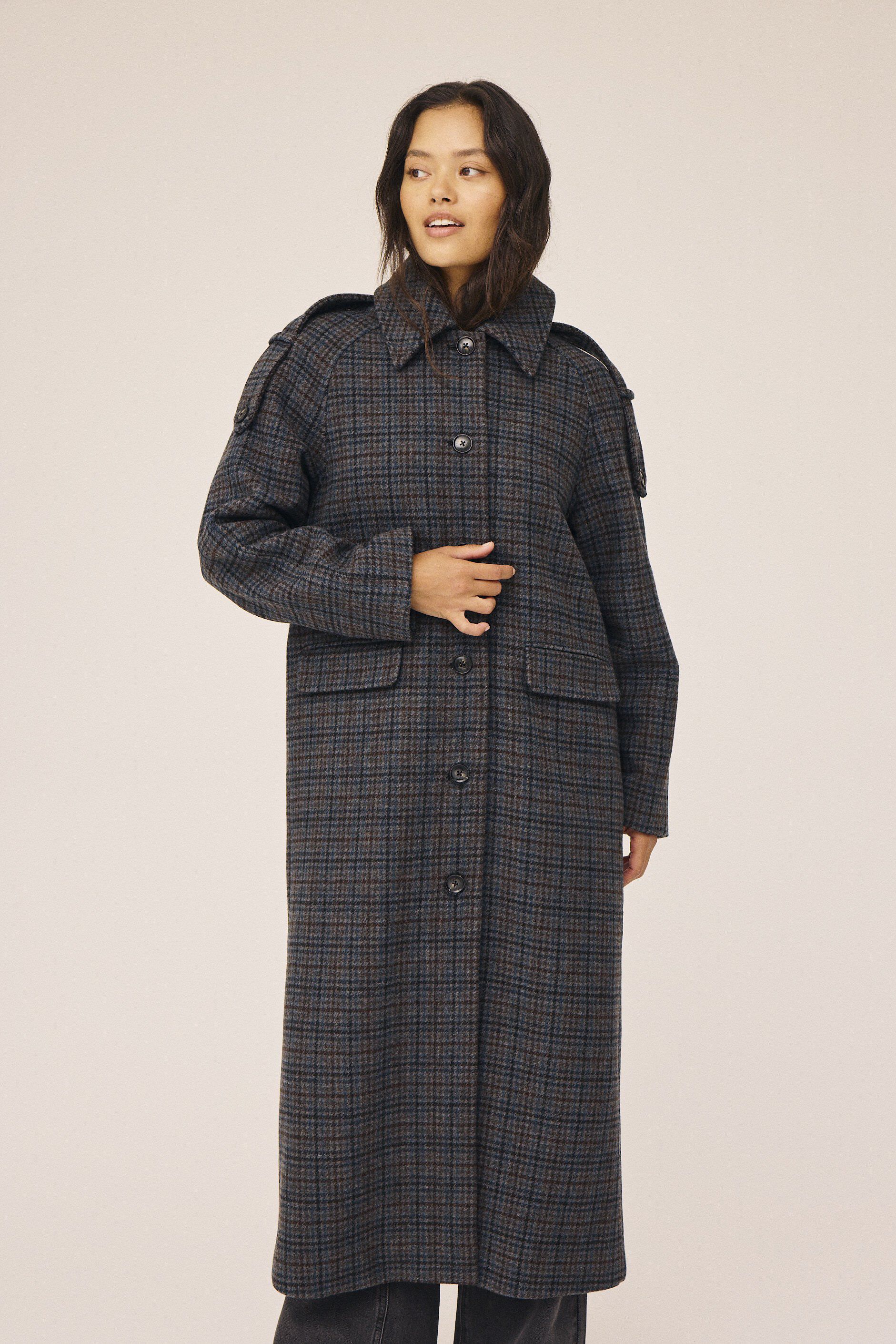 Reeva 12 Coat Wool mix - GRS