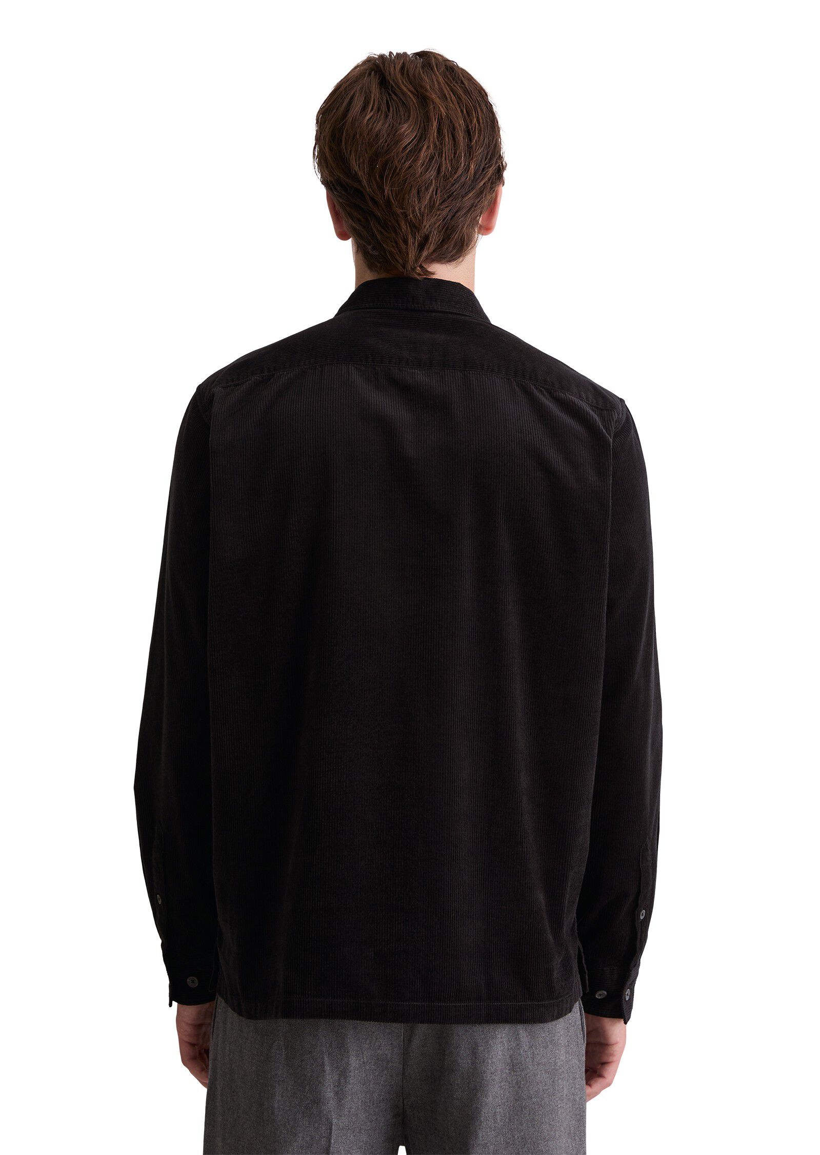 Camp collar, two flap pockets, stra