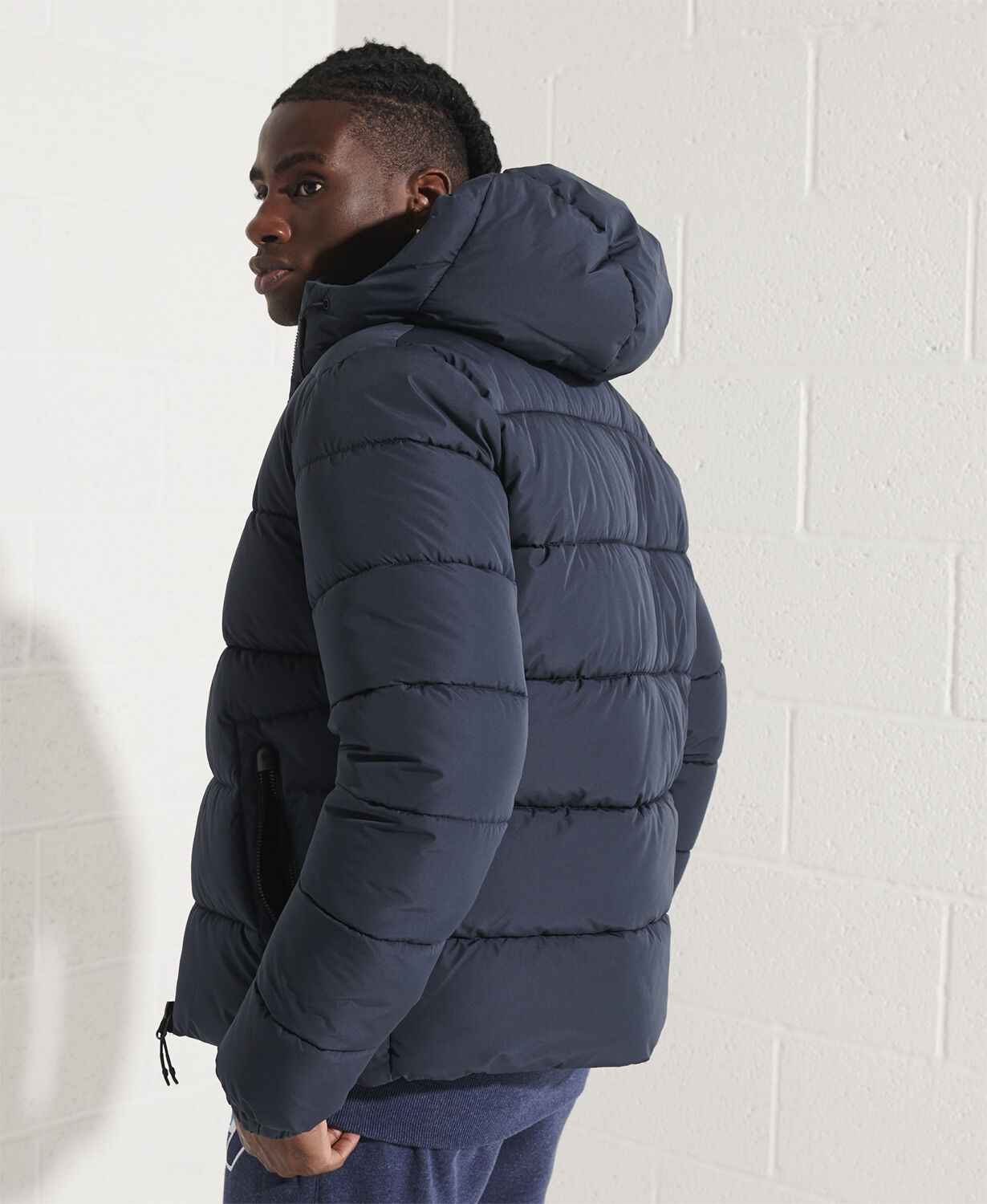 HOODED SPORTS PUFFER