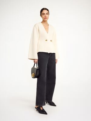 Tinley kofta i ullblandning