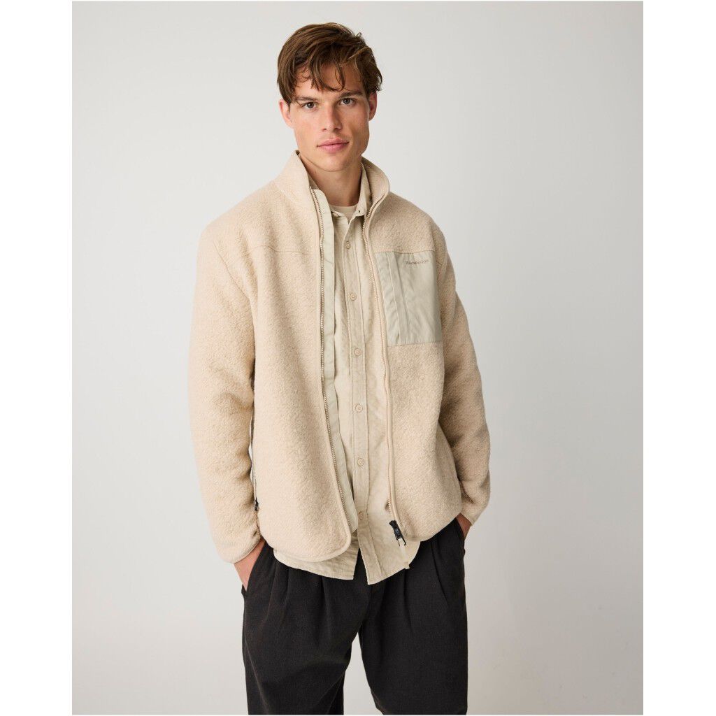 Wool fleece full zip