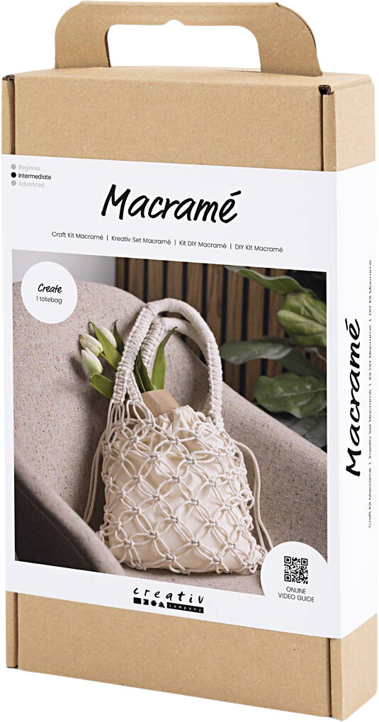 DIY Kit Macram&eacute;, Taske