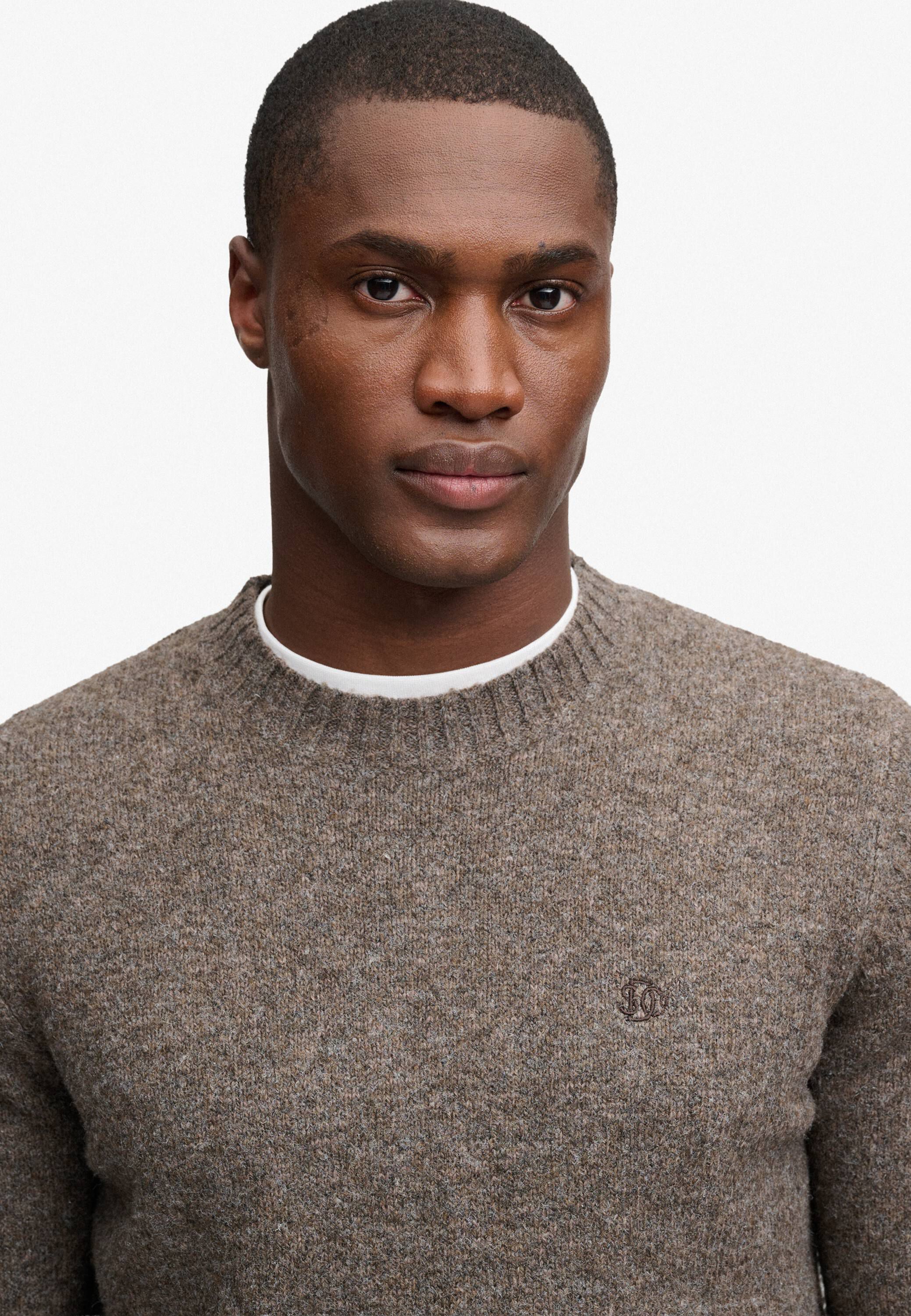 BRUSHED KNITTED JUMPER