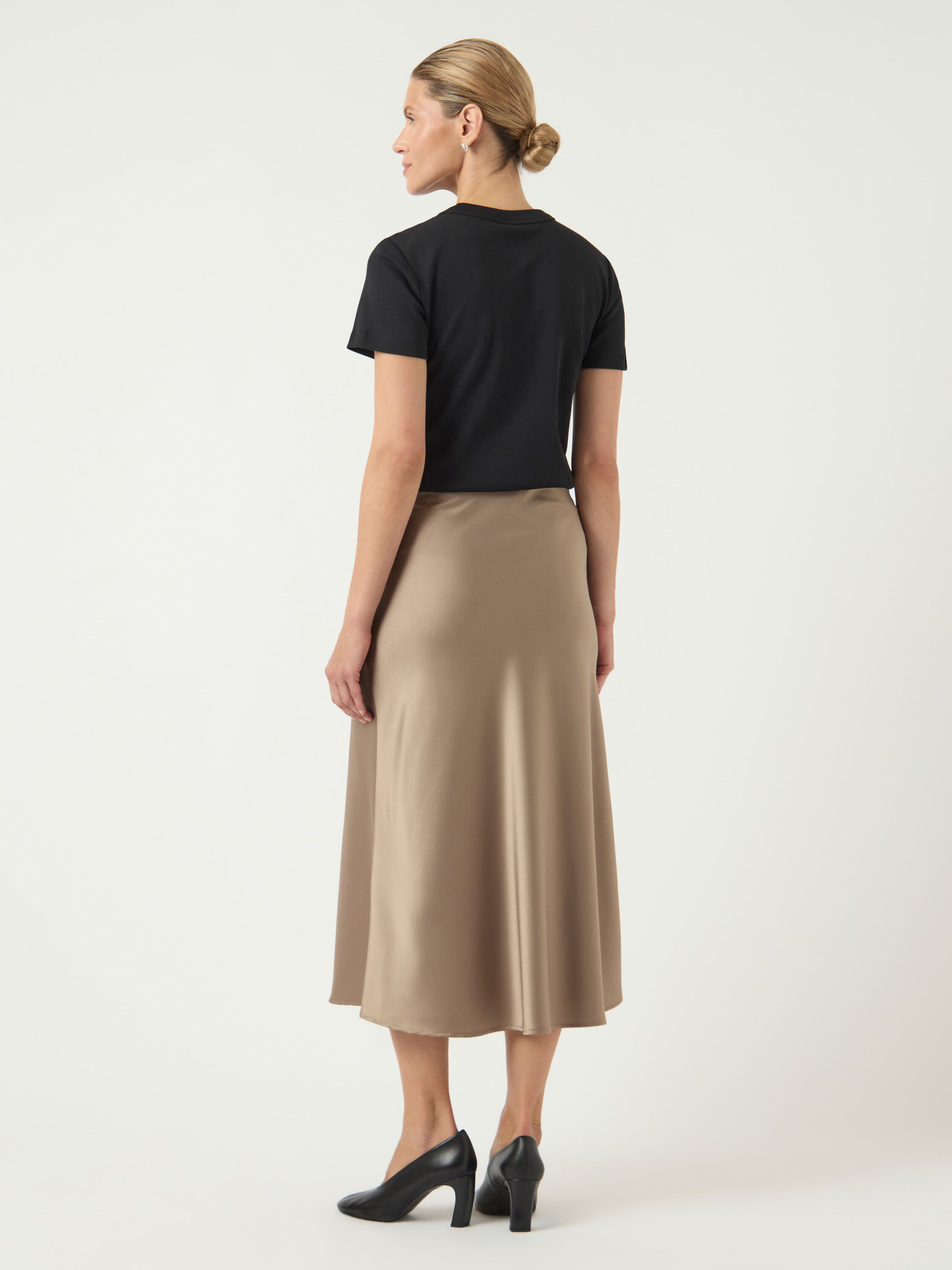 Yaspella Hw Midi Skirt S. Noos