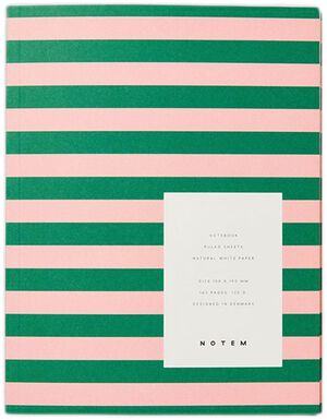 UMA notebook, flat lay binding