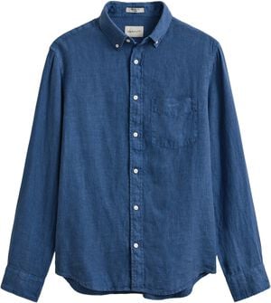 REG GMNT DYED LINEN SHIRT