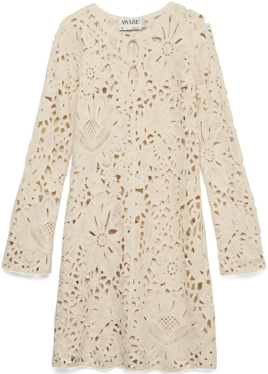 Awalison Ls V-Neck Short Dress