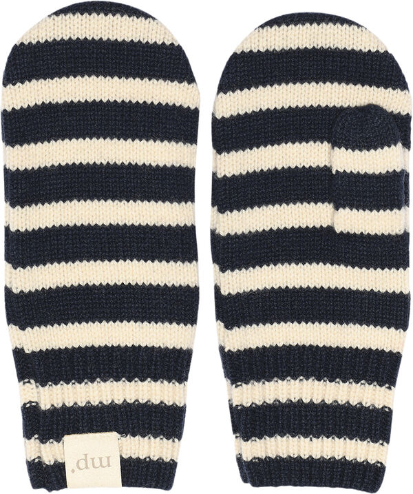 Bergen striped mittens