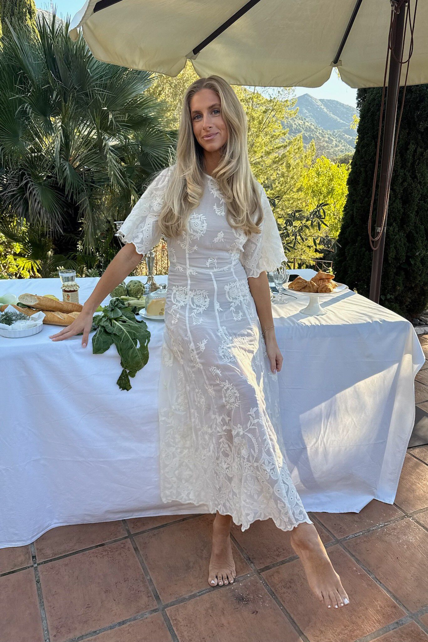 EllinorIC Lace Long Dress