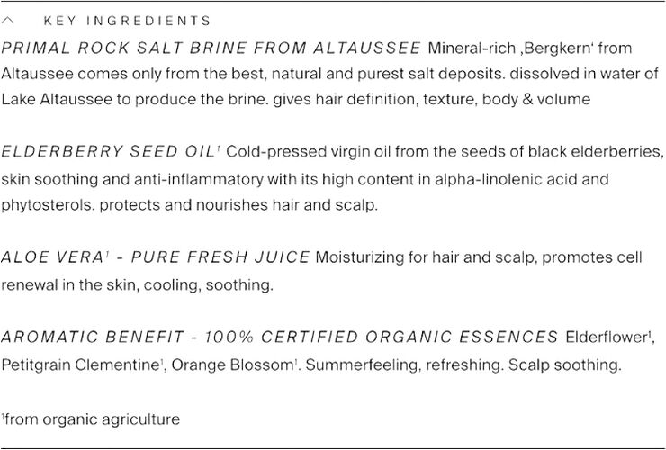 Organic Elderflower Salt Spray