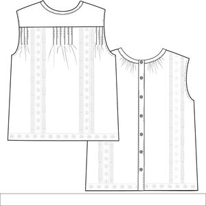 Rosita Cotton Voile Top