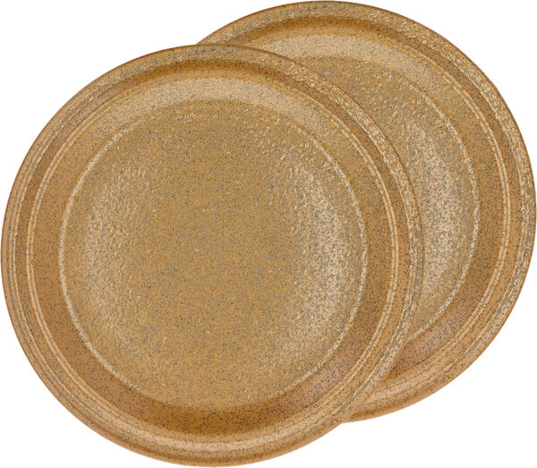 Tallrik Evig 26 cm 2 st Amber Porslin