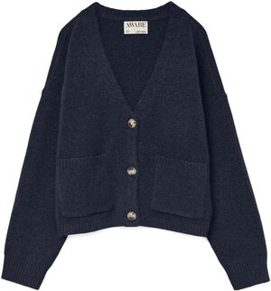 AWGEMMA LS V-NECK KNIT CARDIGAN NOO
