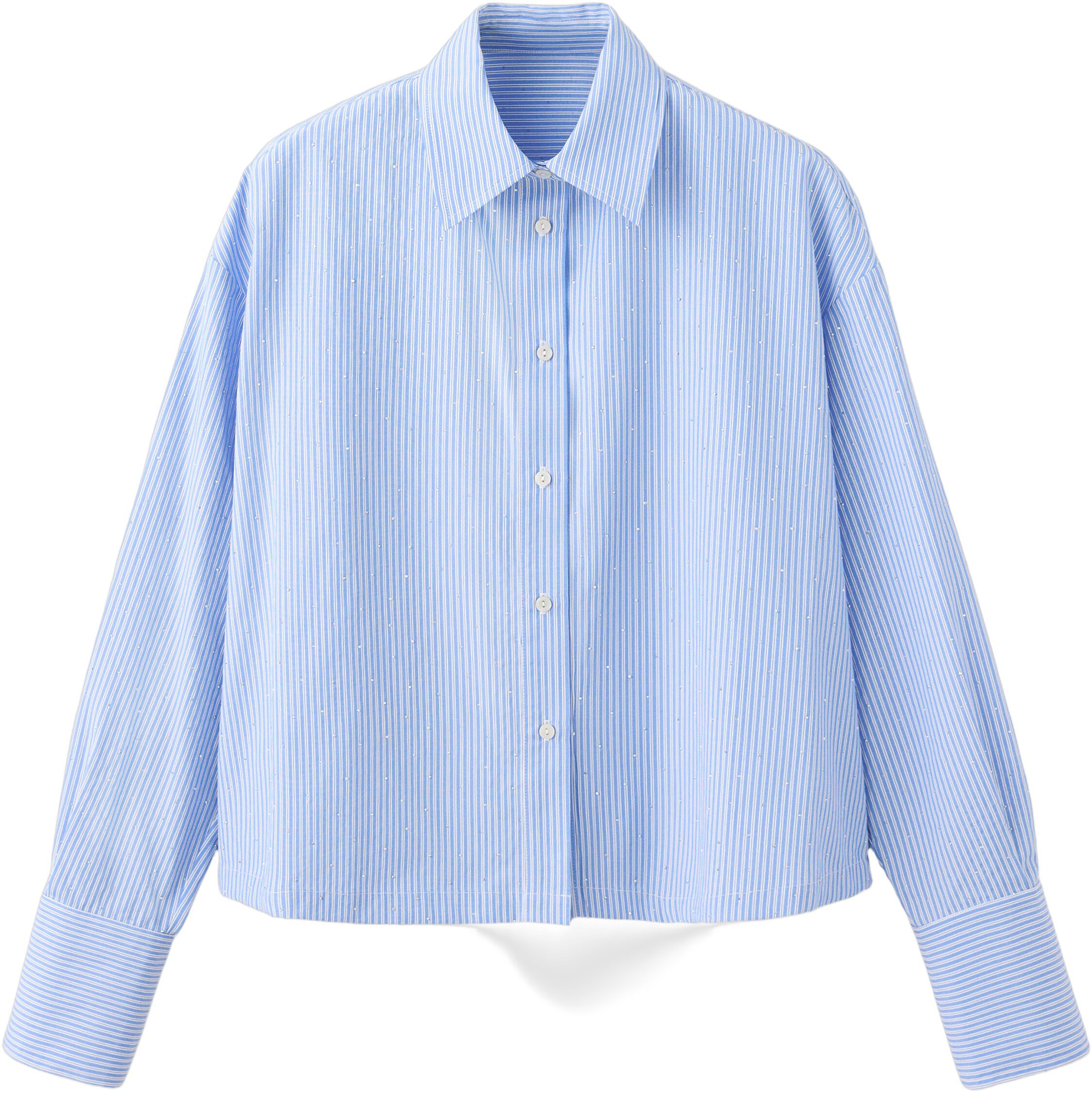 Striped shirt with strass