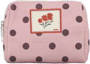 Polka Canvas Pouch Bag