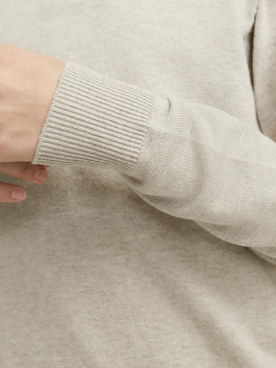 JJEEMIL KNIT HALF ZIP NOOS JNR