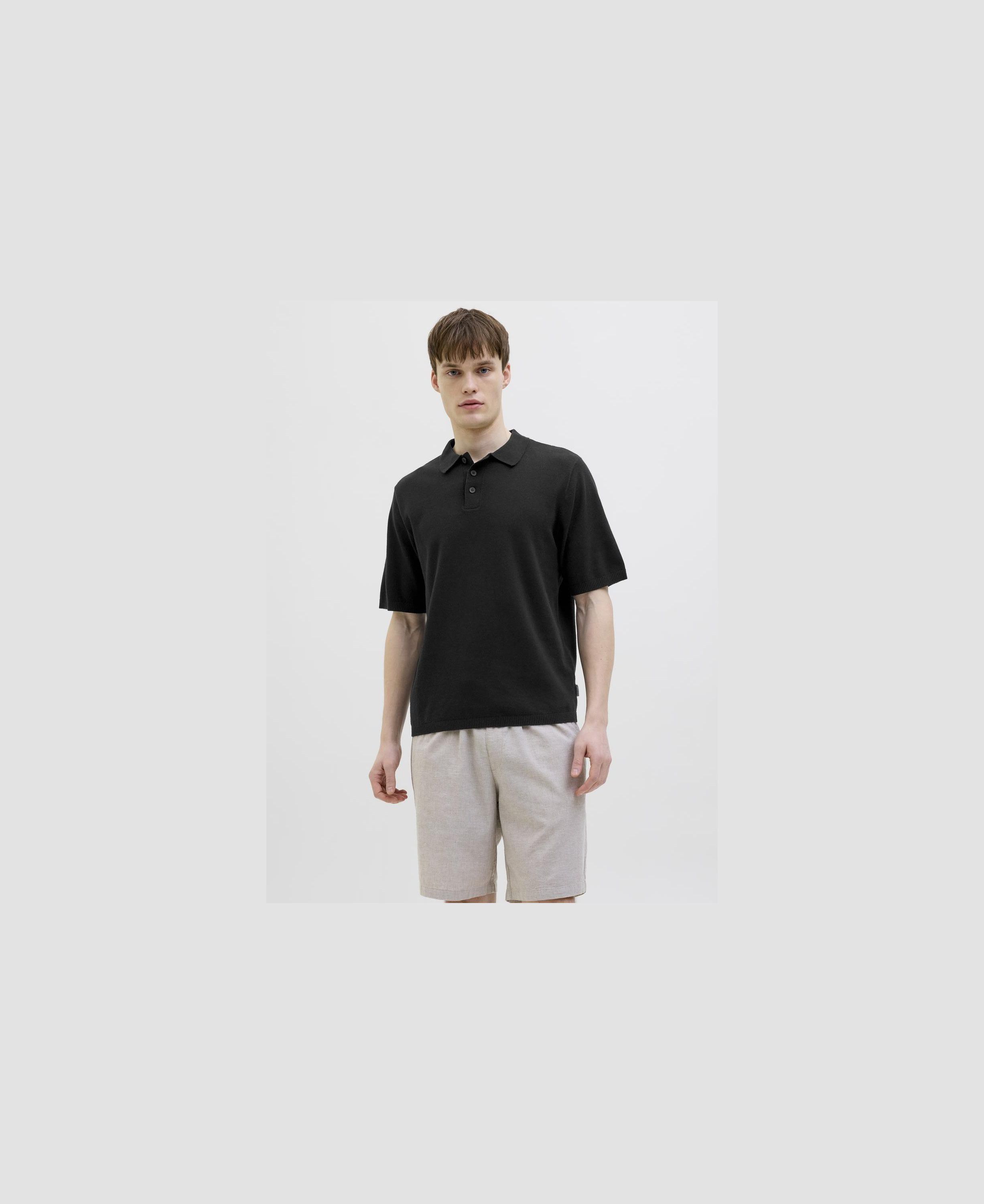 Jrebcallum Knit Polo Ss Sn