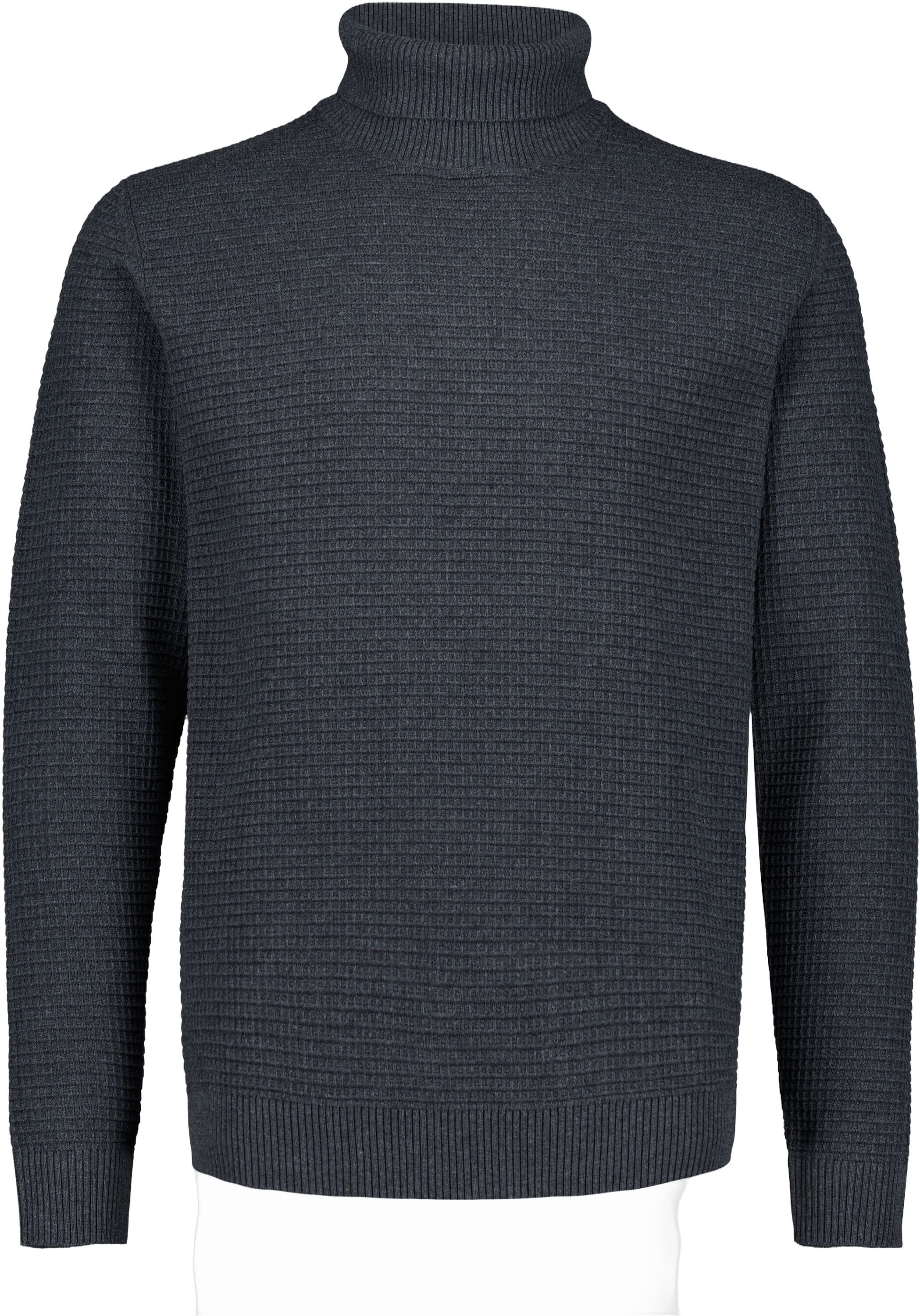 Structure roll-neck knit