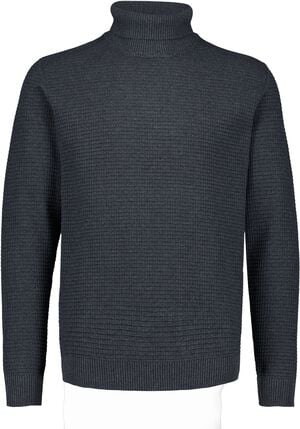 Structure roll-neck knit