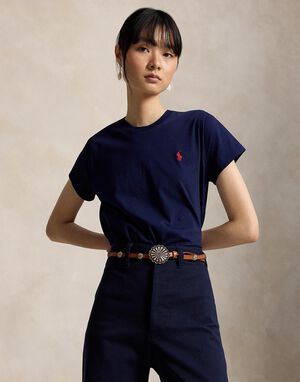 Classic Fit Cotton Jersey Crewneck Tee