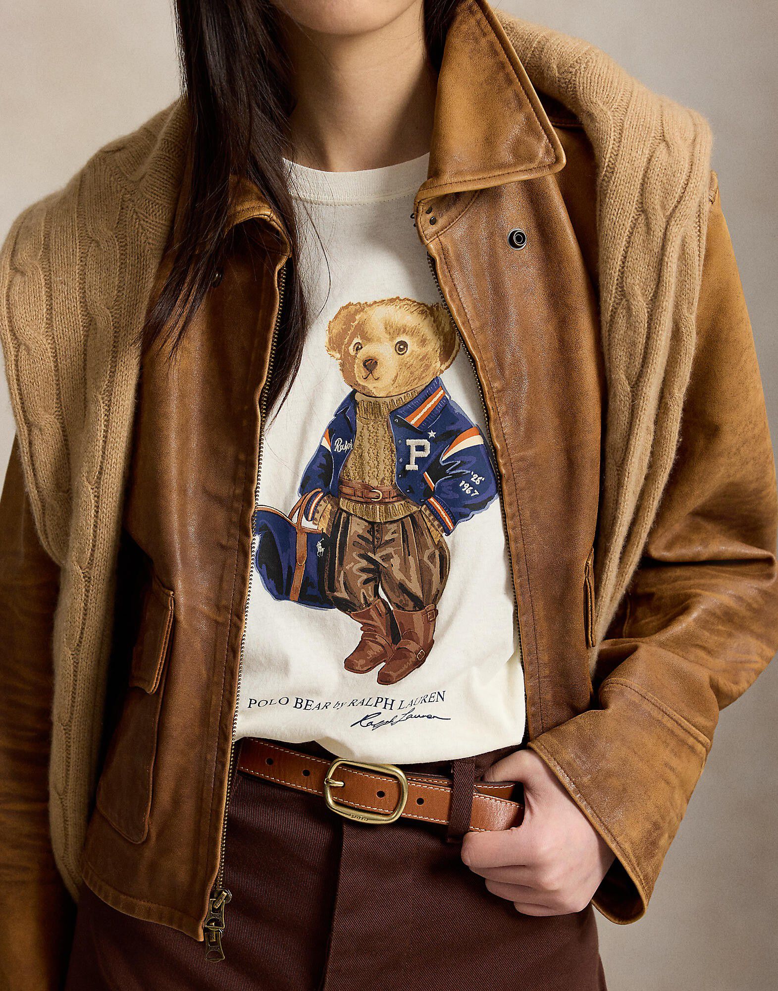 Polo Bear Cotton Jersey Tee