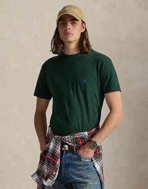 Custom Slim Fit Jersey Crewneck T-Shirt