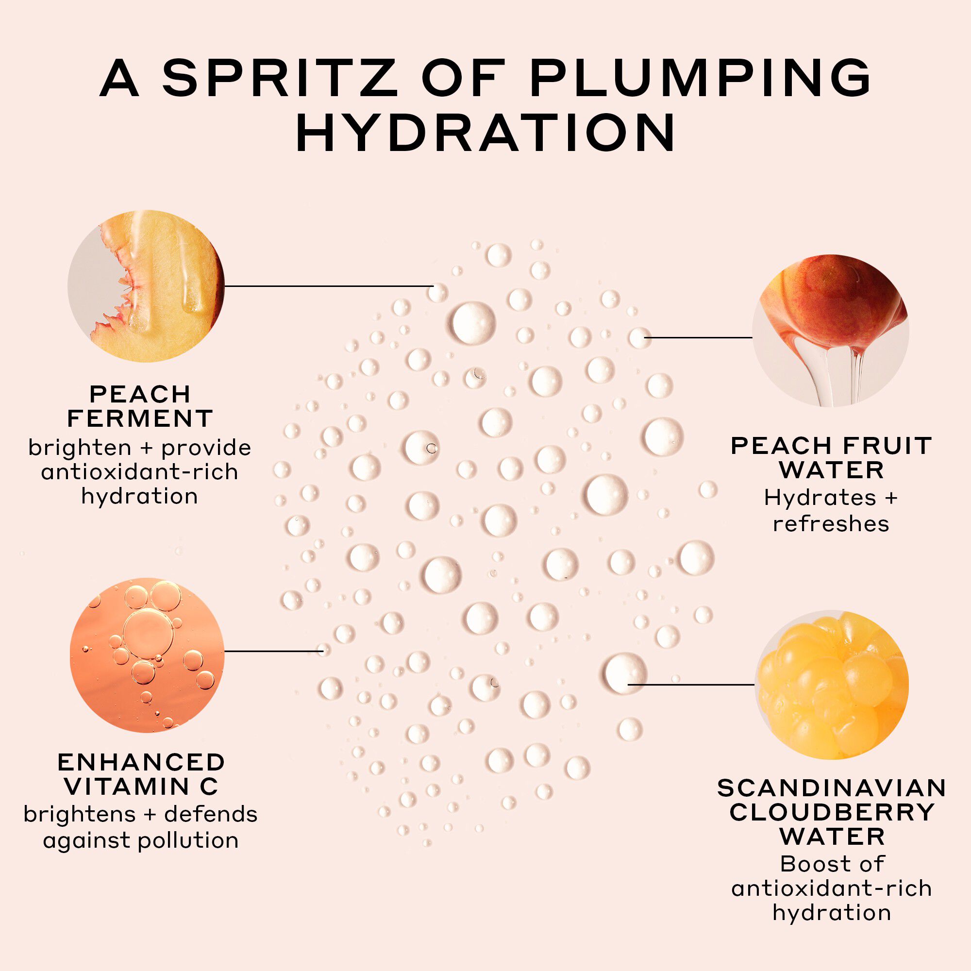 TRUTH Peach glaze glow mist