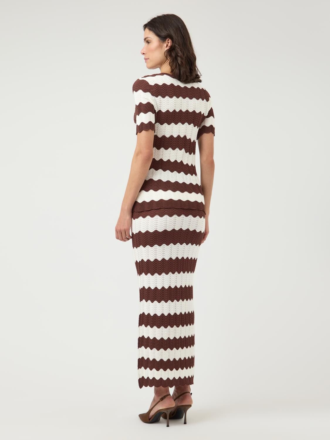 Yasbee Hw Long Knit Skirt