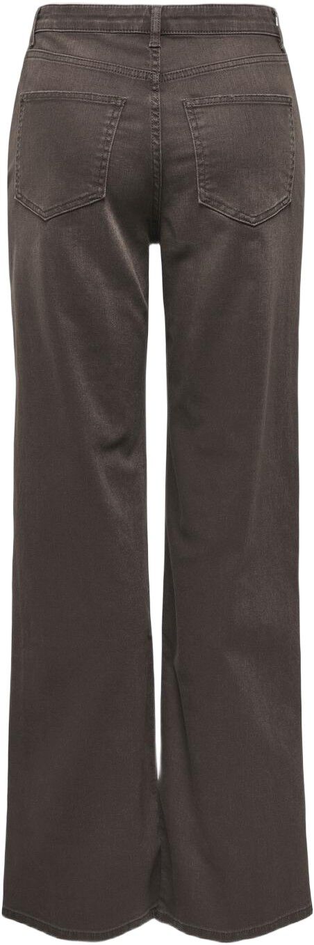 ONLJUICY HW WIDE LEG BROWN DOT DNM