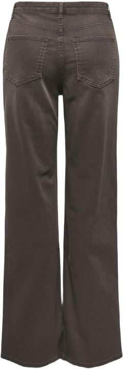 ONLJUICY HW WIDE LEG BROWN DOT DNM