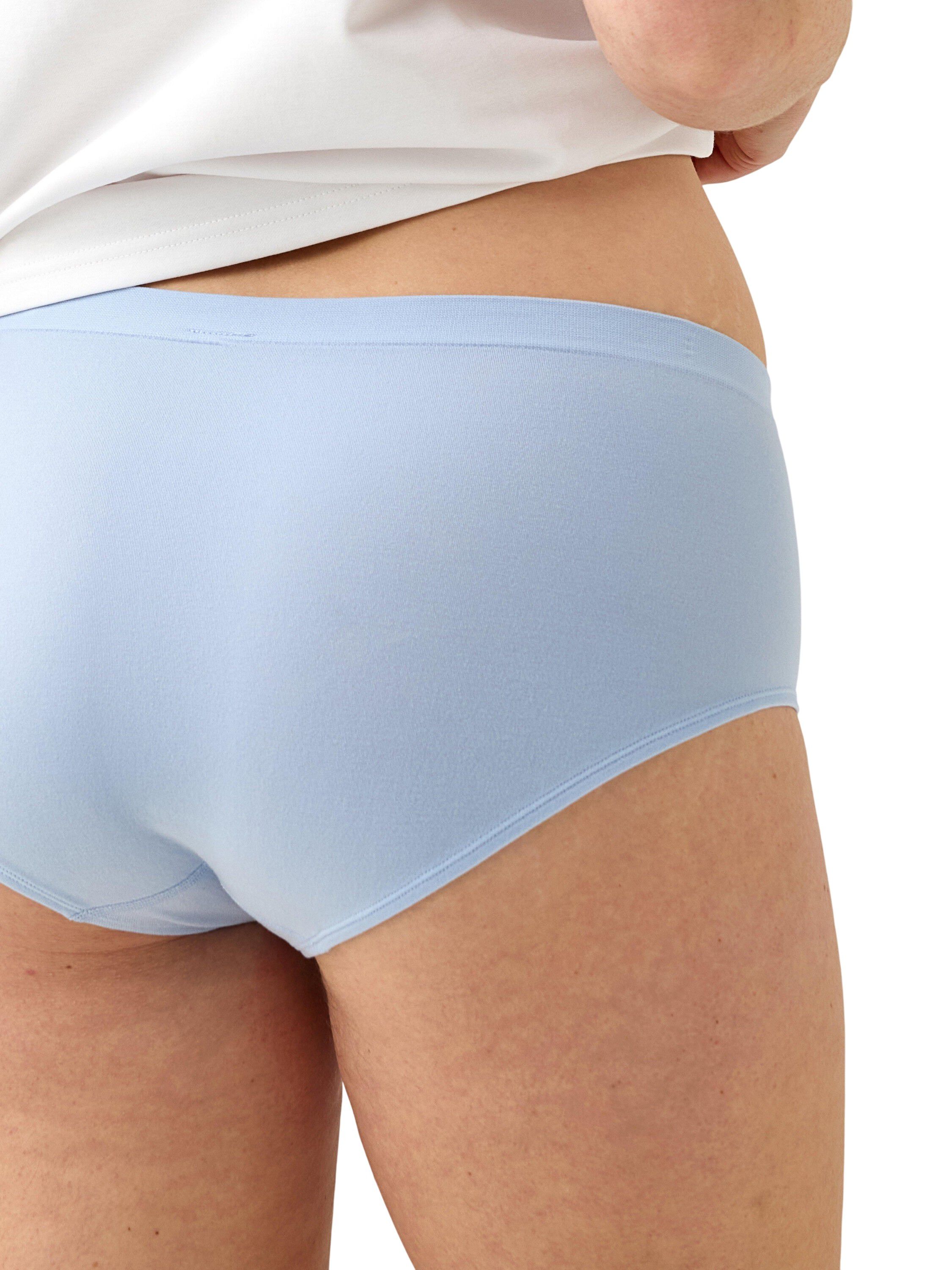 Bl&oslash;de, str&aelig;kbare trusser med almind