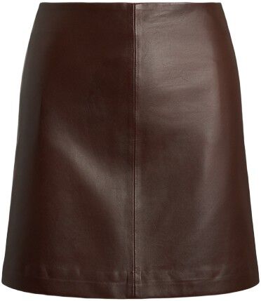 Lambskin Pencil Miniskirt