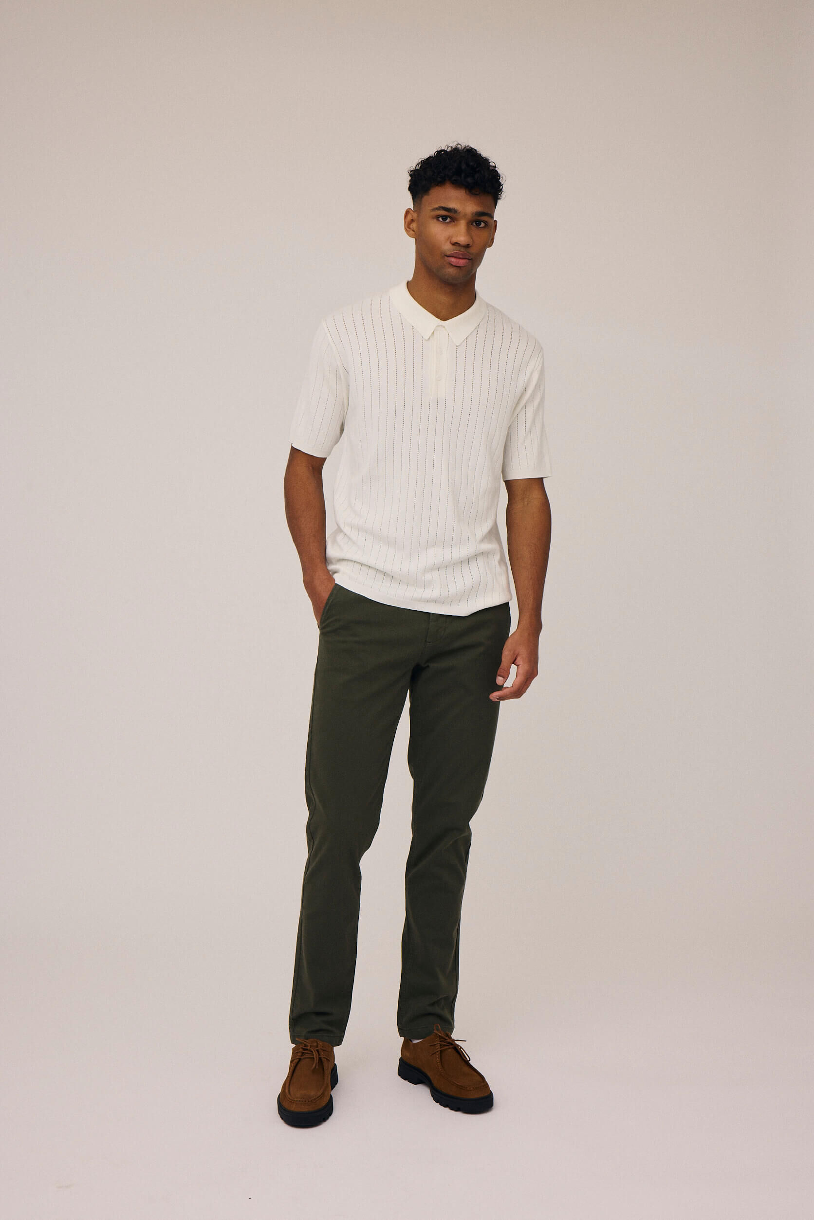 Fabro 1 knit polo - EcoVero