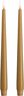 Moods & More - LED taper candle, Silk, Slim, Honey mustard, 2-pack, 23