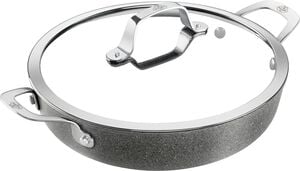 Salina Ceramic Serveringspanna med lock, 28 cm, Aluminum, Titanf&ouml;rst&auml;r
