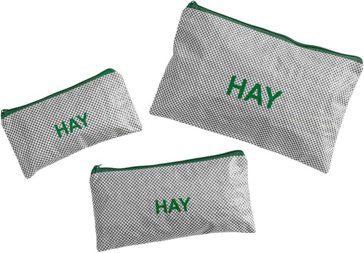 Candy Mono Wash Bag-Flat Set of 3-G