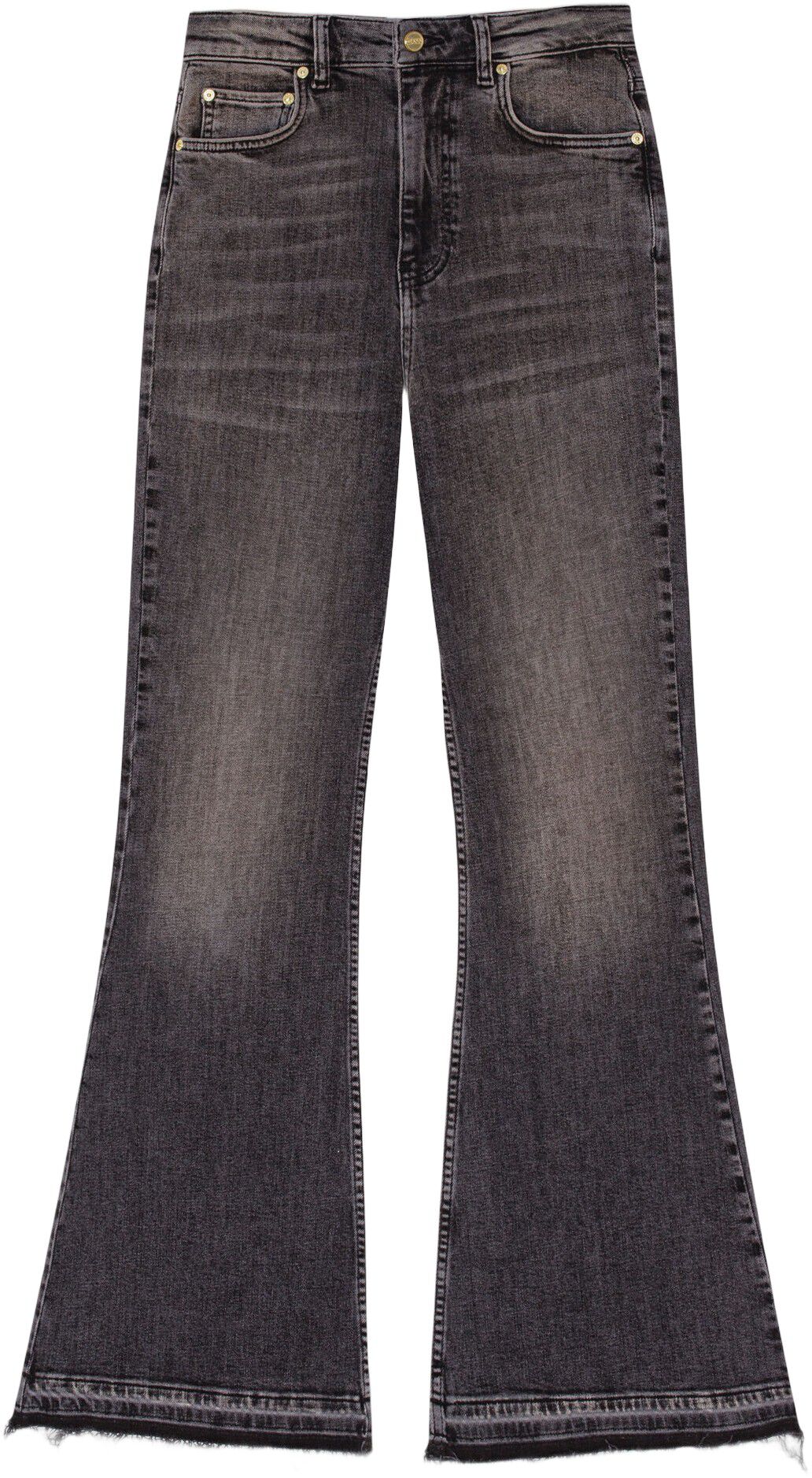 Tint Edge Denim Flare Jeans HW