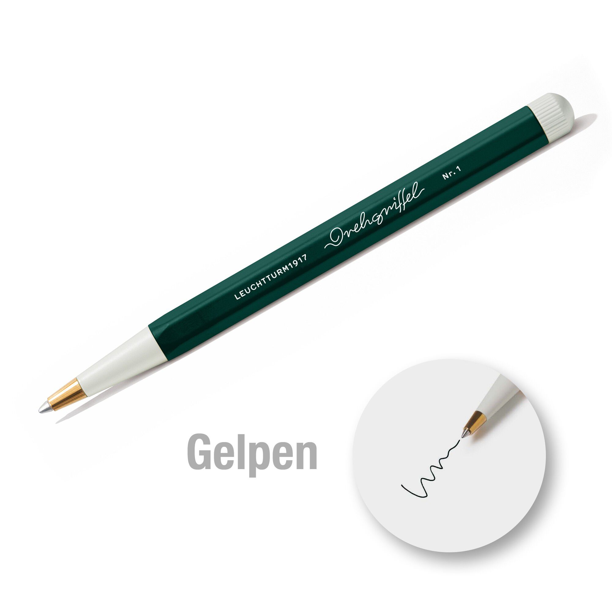 Leuchtturm1917 Drehgriffel gelpen Forest Green 367280