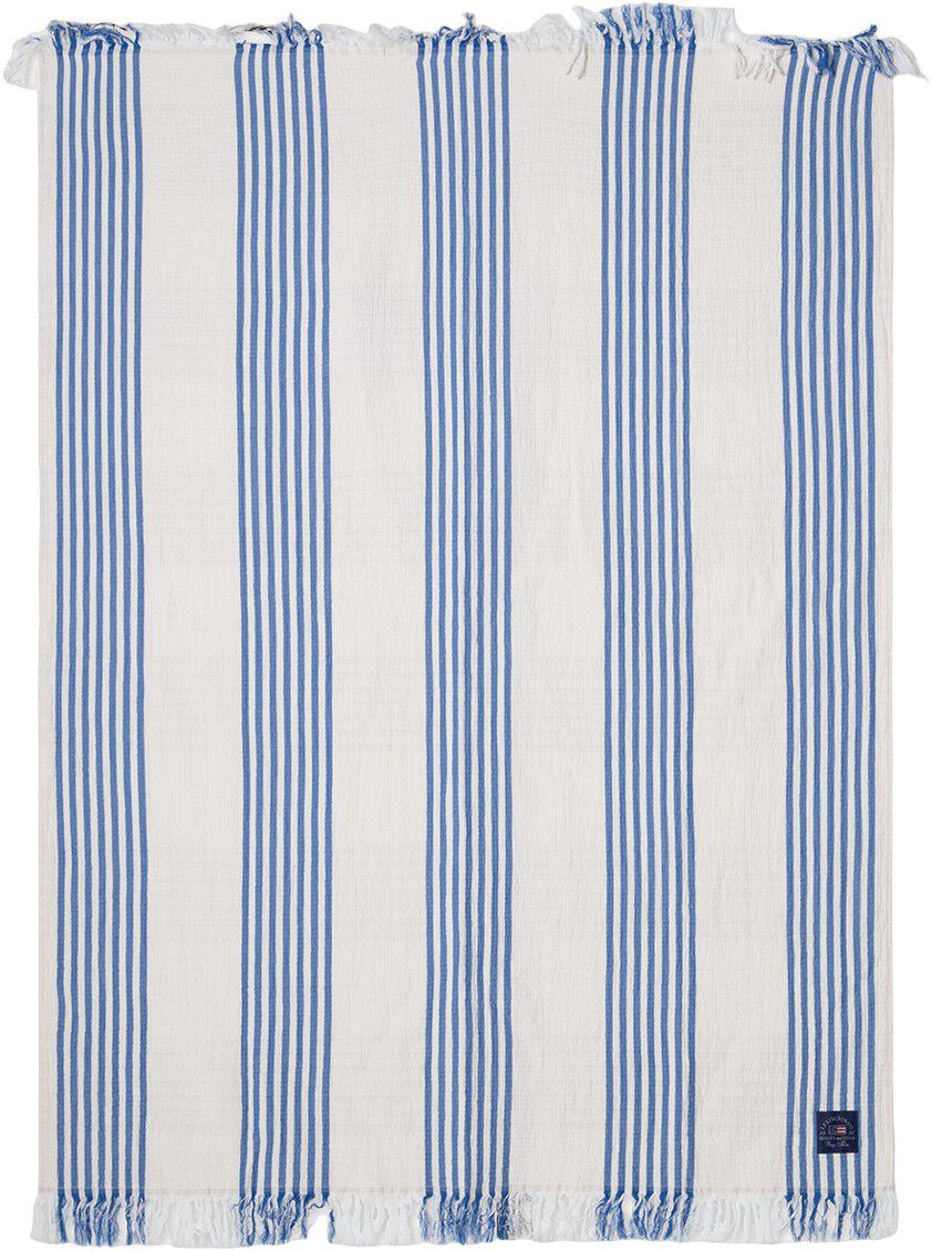 Striped/Checked Organic Cotton Throw