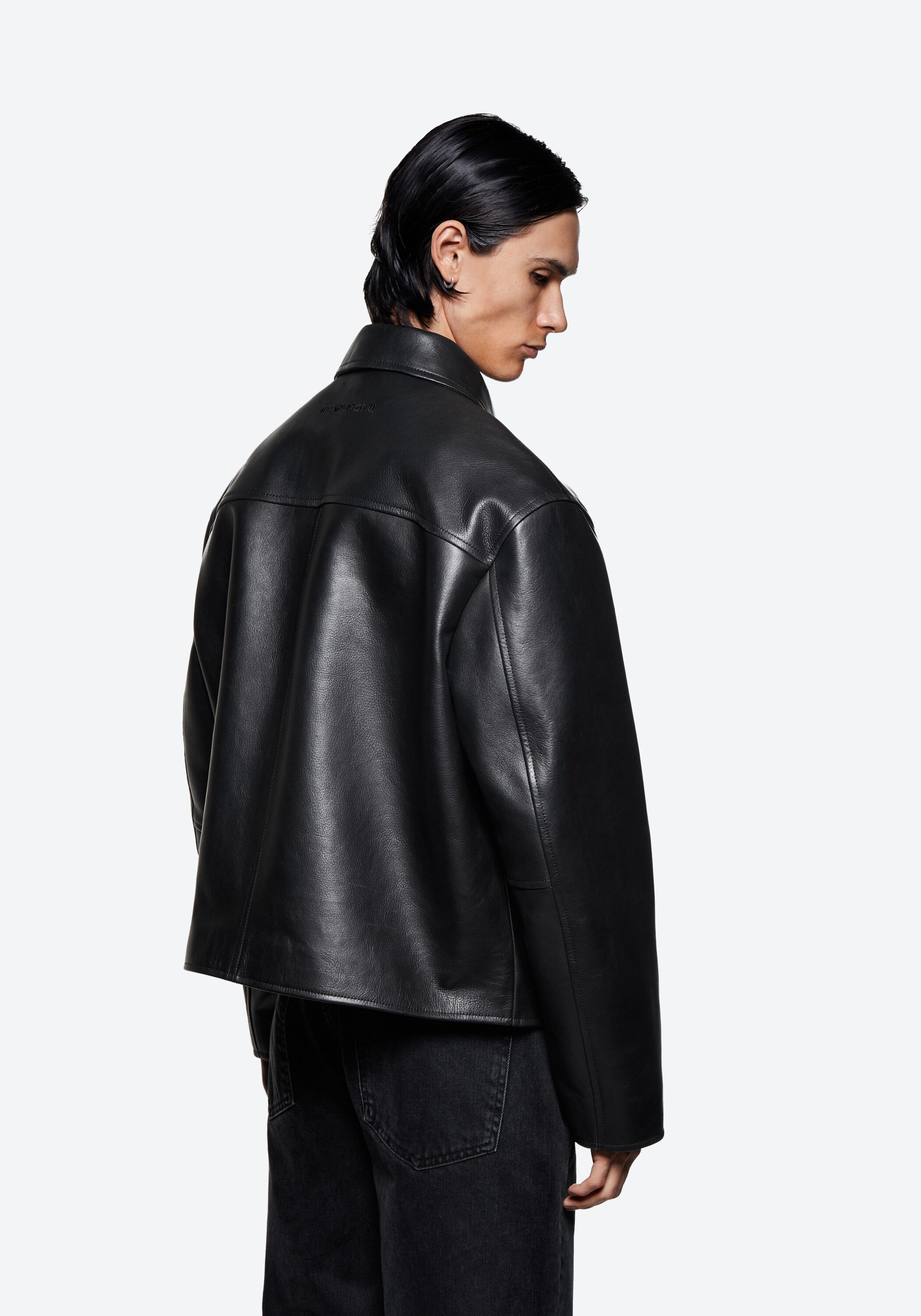 CROPPED LEATHER RIDER