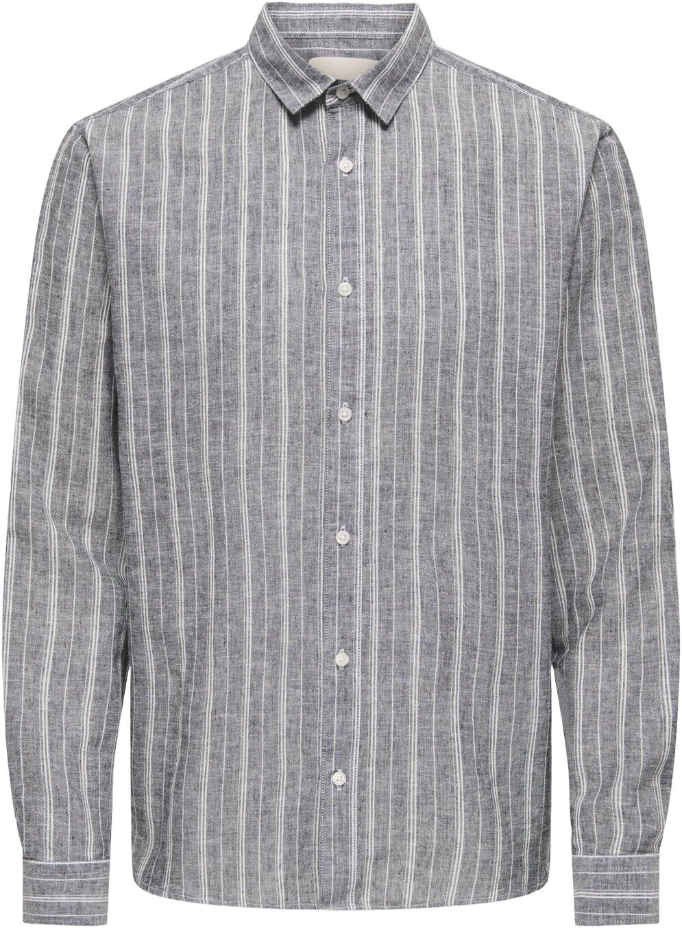 Onscaiden Life Ls Stripe Linen Noos