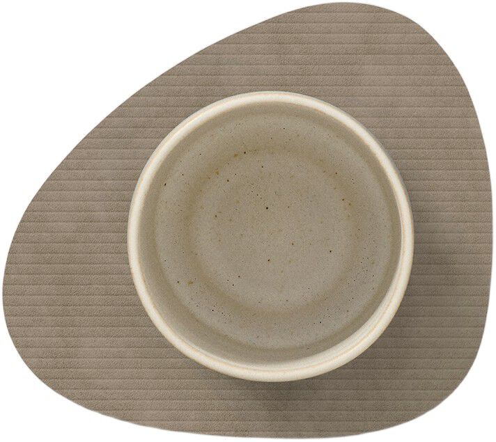 Glass Mat Curve Corduroy Nomad Grey