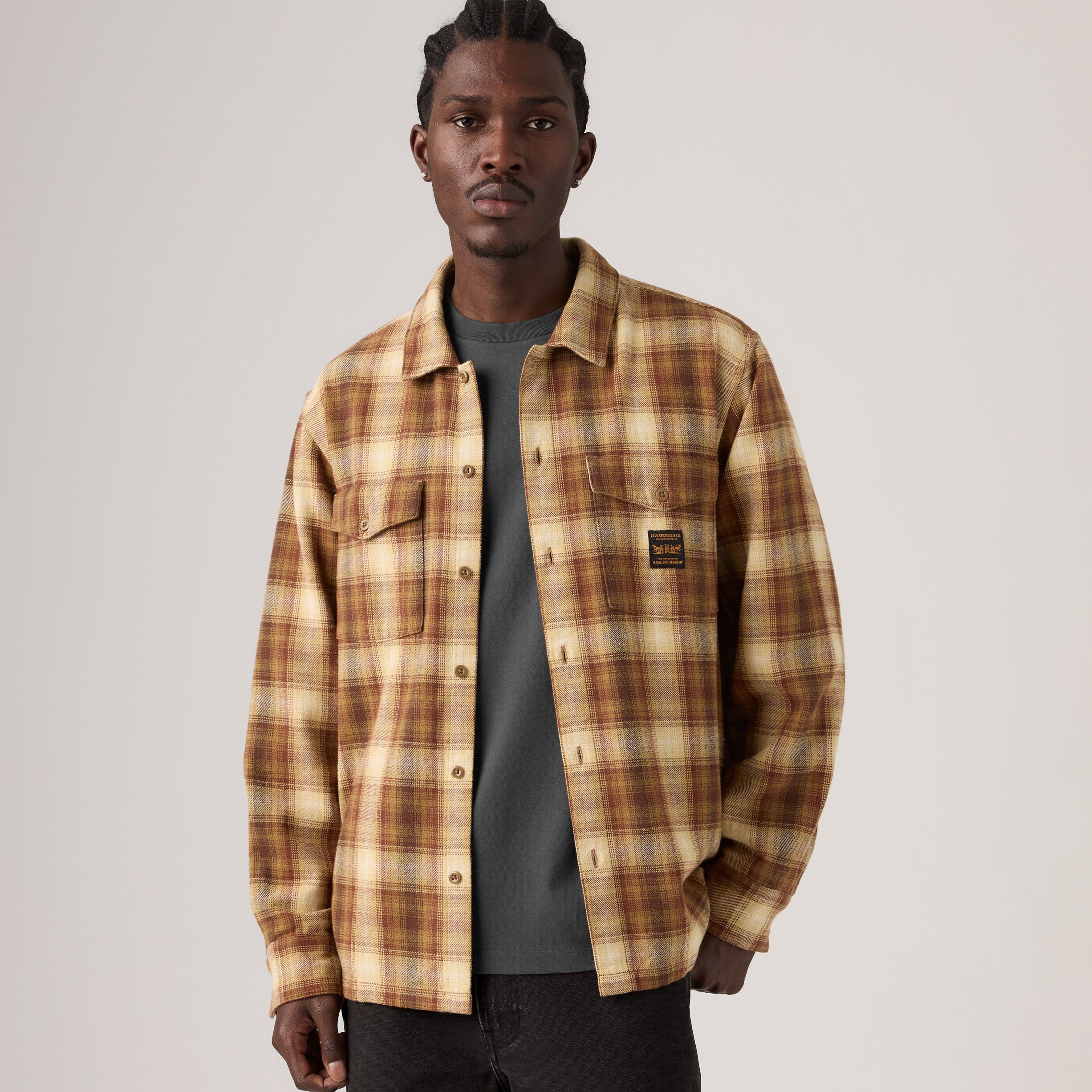 LS WORKER WW ABILENE PLAID DUL