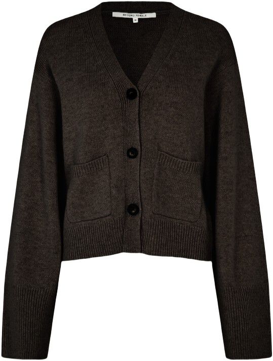 Alpha Knit Fitted Cardigan