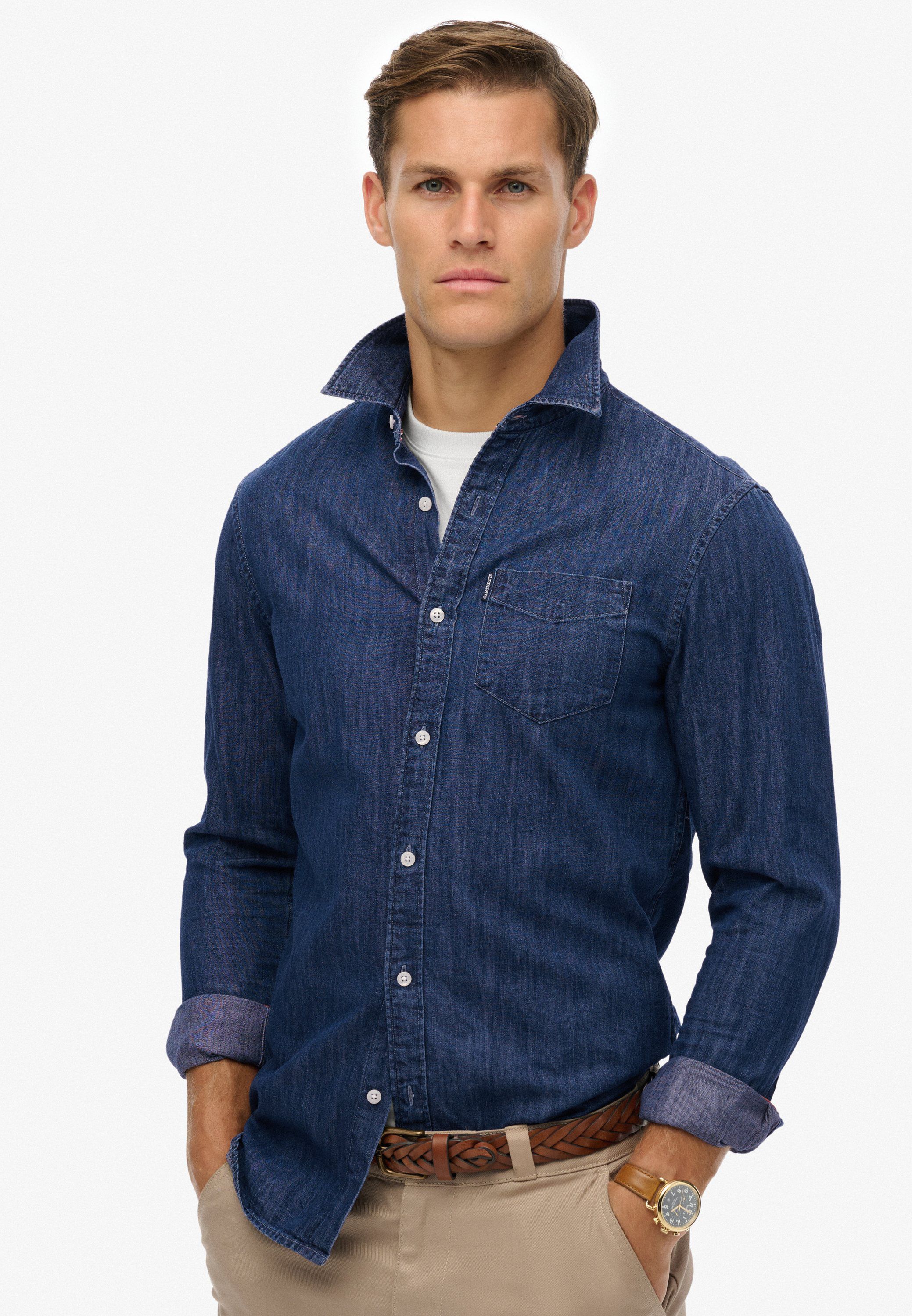 ESSENTIALS L/S DENIM SHIRT